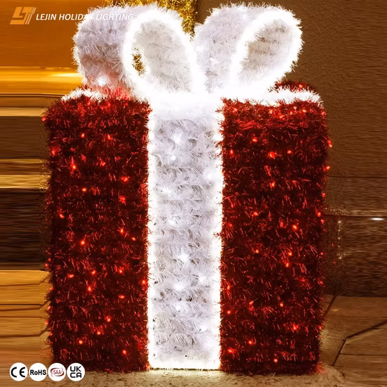 Éclairage de vacances à motif d'ange 3D à LED étanche pour l'extérieur