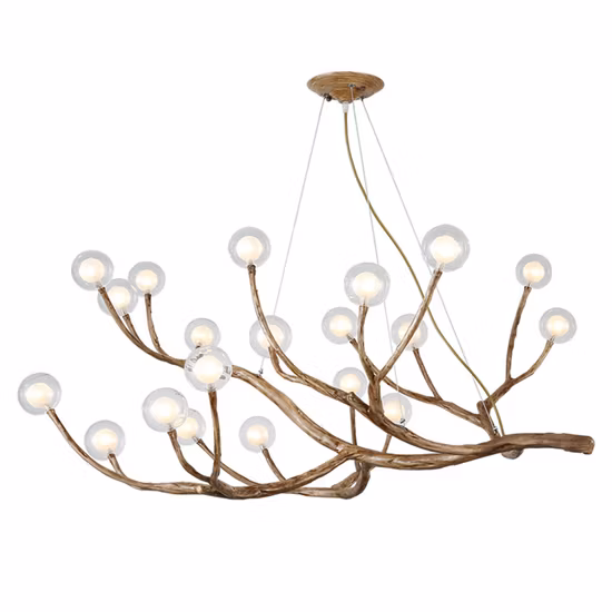 Branche d'arbre en bois Décoratif Lustre Pendentif Accueil Lustre Éclairage (WH-CI-107)